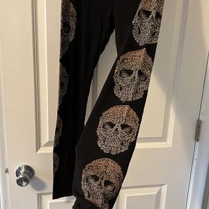 COPY - Bling skull leggings
